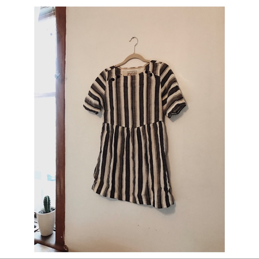 Ace & Jig Stripped Mini Dress w/ Pockets